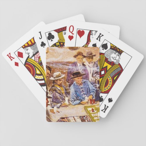 Faro Layout in Mint Saloon_Great Work of Art Playing Cards