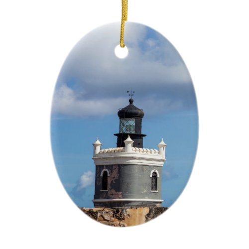 Faro Lighthouse Ceramic Ornament