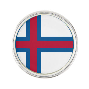 Faroe Flag Lapel Pin