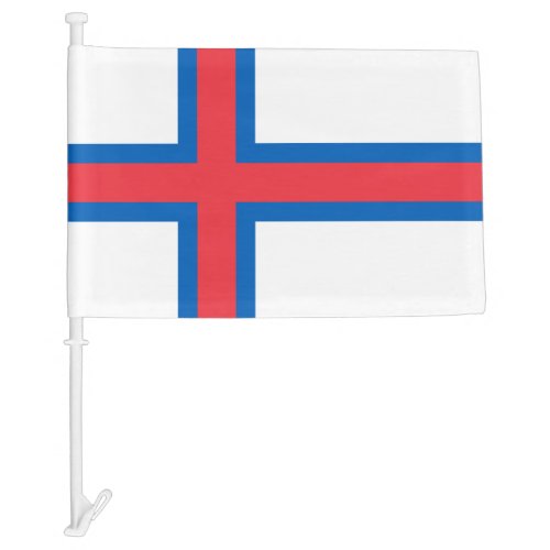 Faroe Islands Car Flag