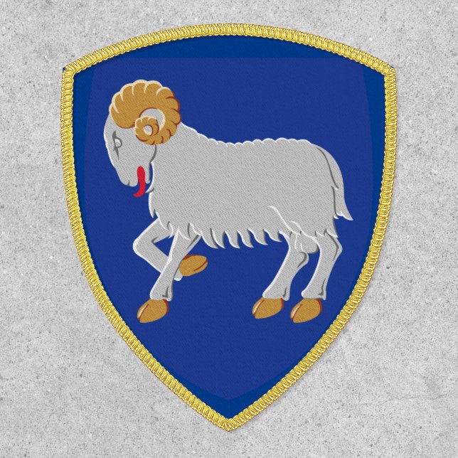 Faroe Islands coat of arms (DENMARK) Patch (Front)