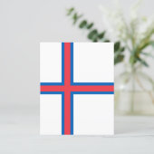 Faroe Islands flag (Standing Front)