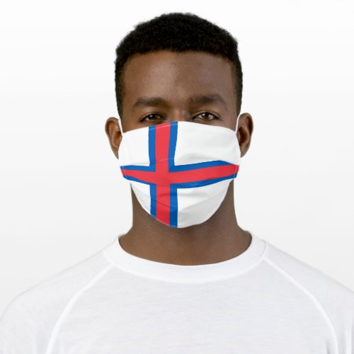 Faroe Islands Flag Adult Cloth Face Mask