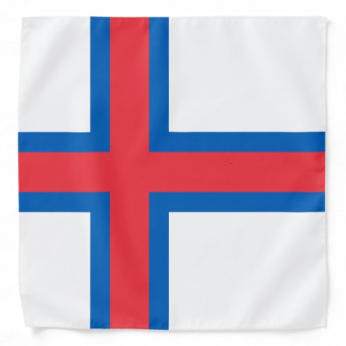 Faroe Islands Flag Bandana