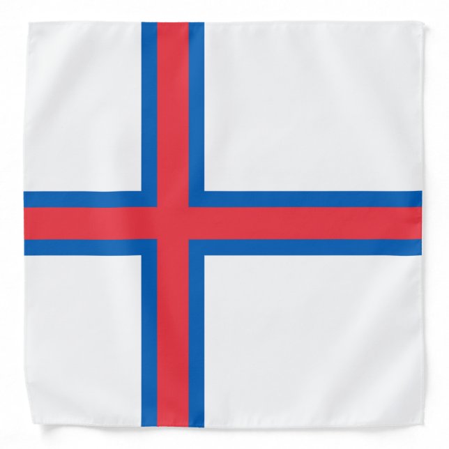 Faroe Islands flag Bandana (Front)