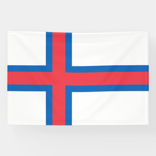 Faroe Islands Flag Banner