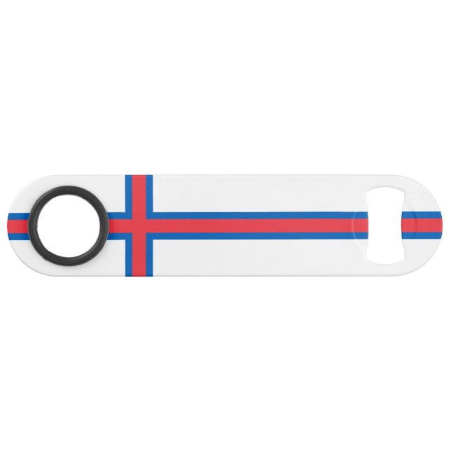 Faroe Islands Flag Bar Key (Front (Horizontal))