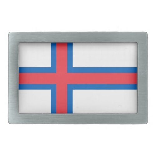 Faroe Islands Flag Belt Buckle