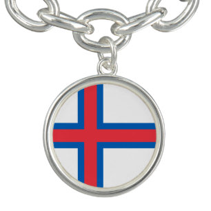 Faroe Islands Flag Bracelet