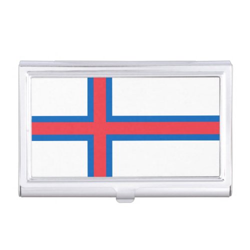 Faroe Islands Flag Business Card Case