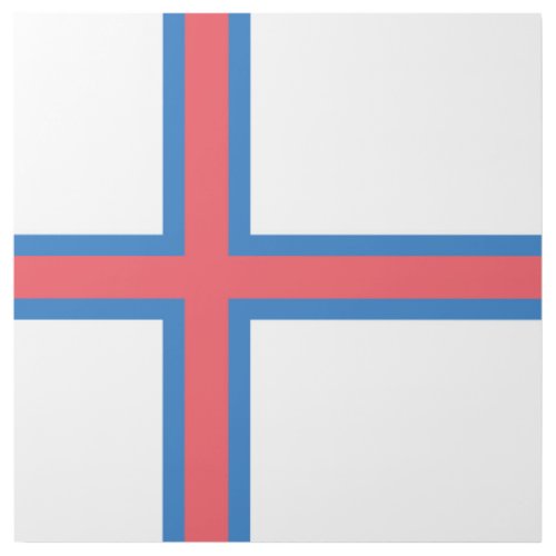 Faroe Islands flag Gallery Wrap