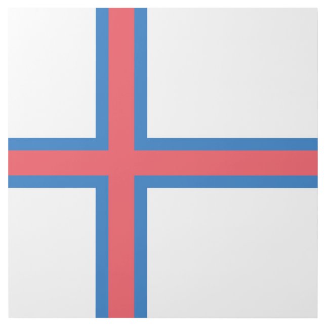Faroe Islands flag Gallery Wrap (Front)