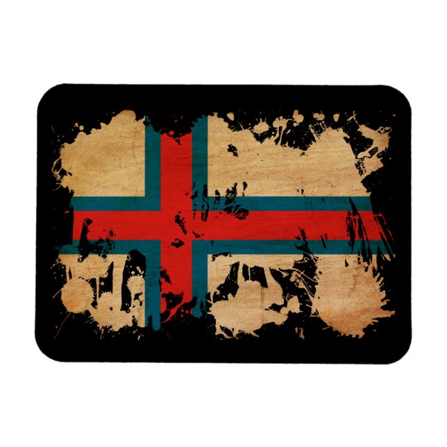 Faroe Islands Flag Magnet (Horizontal)
