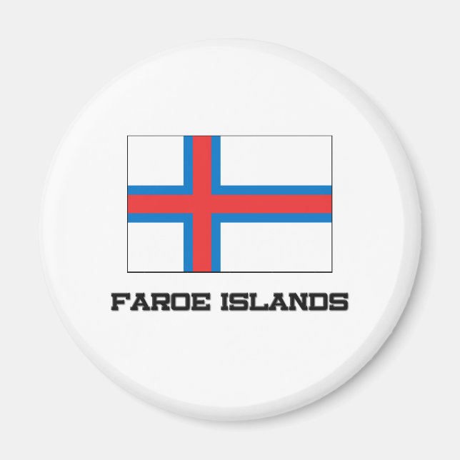 Faroe Islands Flag Magnet (Front)