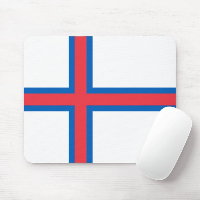 Faroe Islands flag Mouse Pad (With Mouse)
