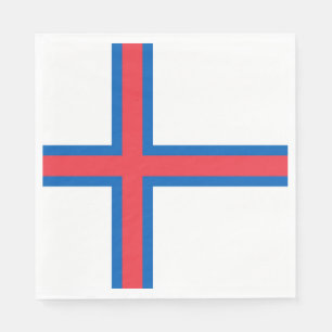 Faroe Islands flag Napkins
