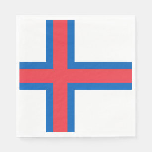 Faroe Islands Flag Napkins