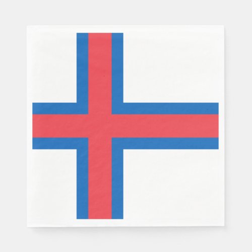 Faroe Islands Flag Napkins