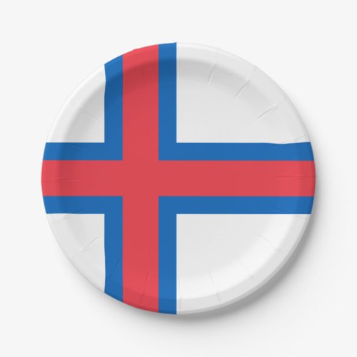 Faroe Islands Flag Paper Plates