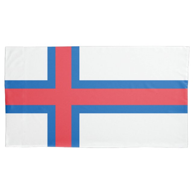 Faroe Islands flag Pillow Case (Front)