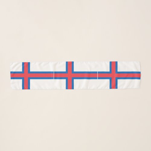 Faroe Islands Flag Scarf