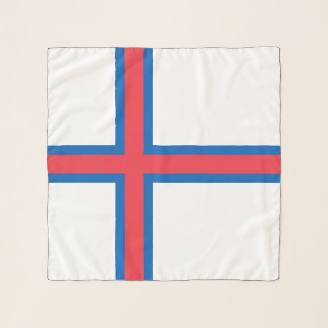 Faroe Islands flag Scarf (Front)