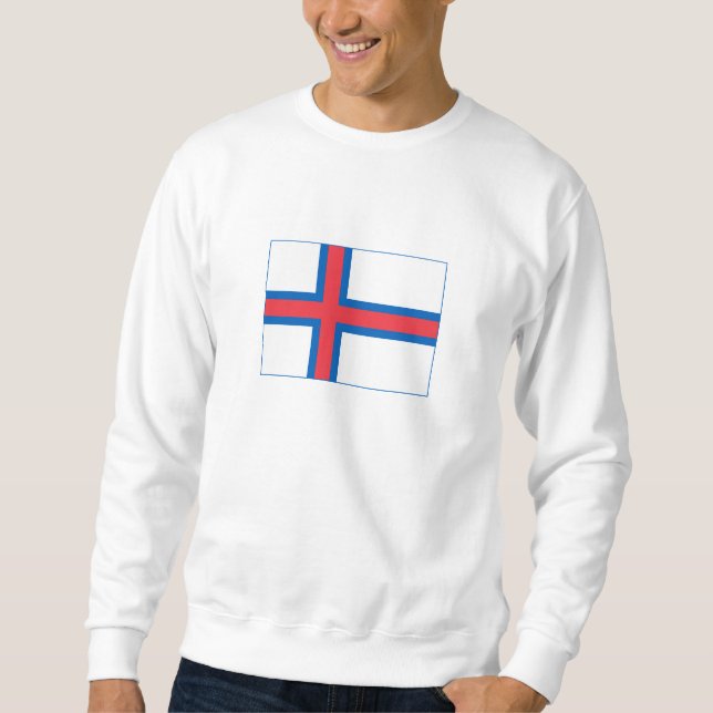 Faroe Islands Flag Sweatshirt (Front)
