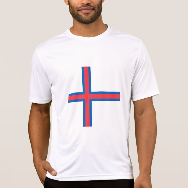 Faroe Islands flag T-Shirt (Front)