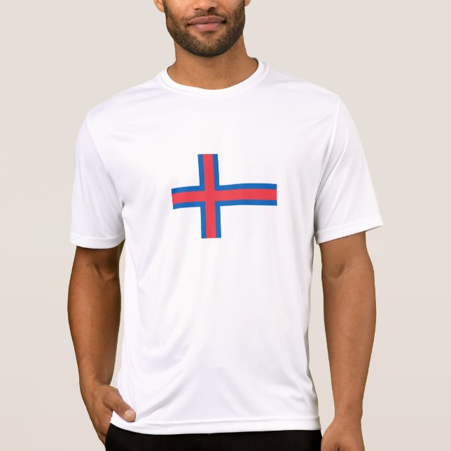 Faroe Islands Flag T-Shirt (Front)
