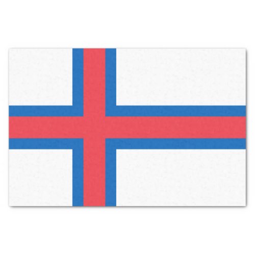 Faroe Islands Flag Tissue Paper
