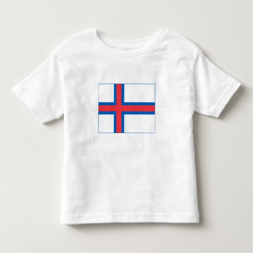 Faroe Islands Flag Toddler T_shirt