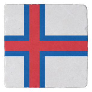 Faroe Islands Flag Trivet