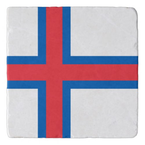 Faroe Islands Flag Trivet