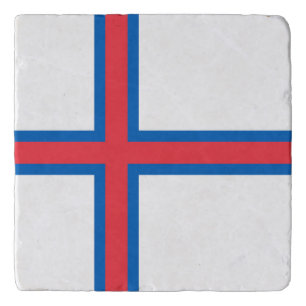 Faroe Islands flag Trivet
