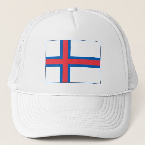 Faroe Islands Flag Trucker Hat