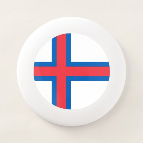Faroe Islands Flag Wham_O Frisbee