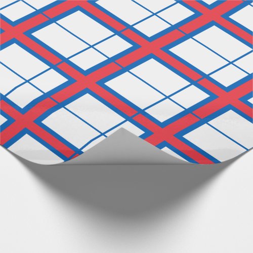 Faroe Islands Flag Wrapping Paper