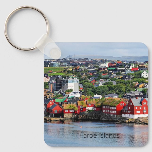 Faroe Islands (Torshavn) Keychain (Front)