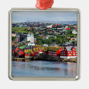Faroe Islands (Torshavn) Metal Ornament