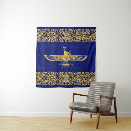 Farohar _ faravahar _Fravashi Tapestry