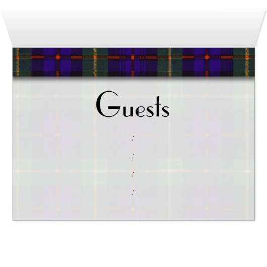 Farquarson Scottish Tartan (Inside Horizontal (Bottom))