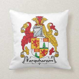 Farquharson Family Crest Throw Pillow