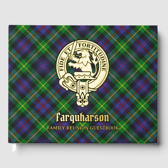 Farquharson Family Reunion Foil Guest Book (Front)