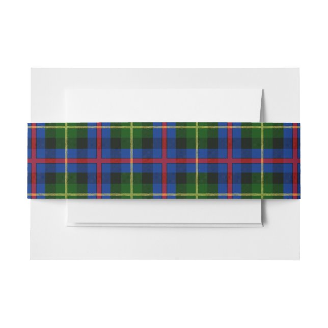 Farquharson Scottish Tartan Belly Band (Front Example)
