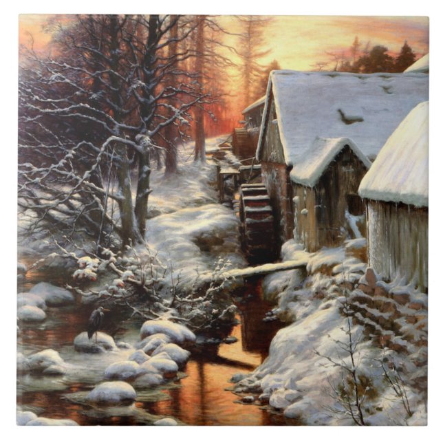 Farquharson - Silence of the Snow Ceramic Tile (Front)