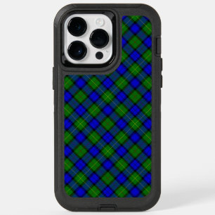 Farquharson tartan blue green plaid OtterBox iPhone 14 pro max case