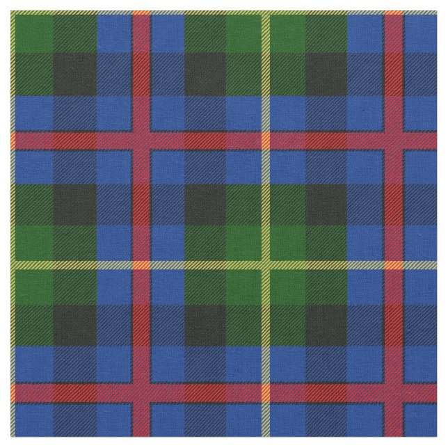 Farquharson Tartan Print Fabric (Close Up)