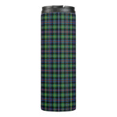 Farquharson Tartan with the Last Name Thermal Tumbler (Back)