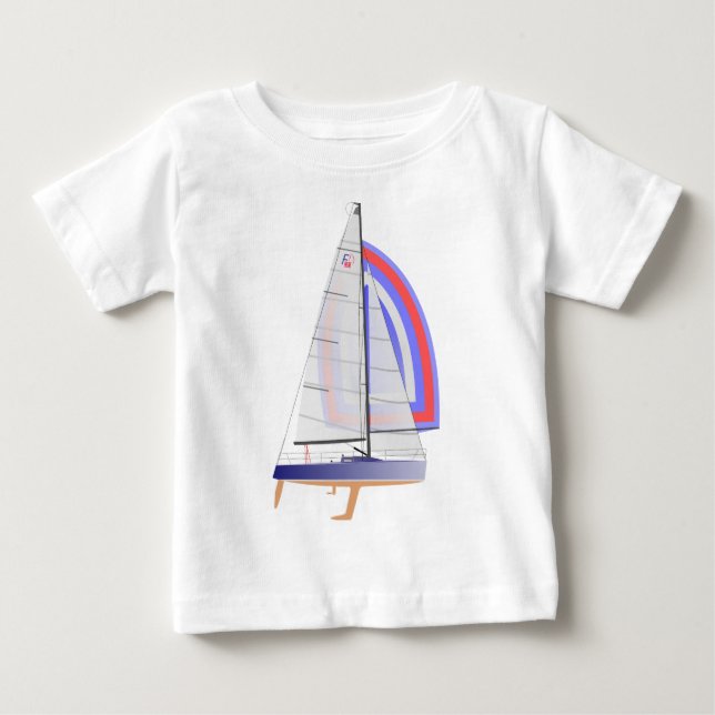 Farr 30 One Design Racing Sailboat Baby T-Shirt (Front)
