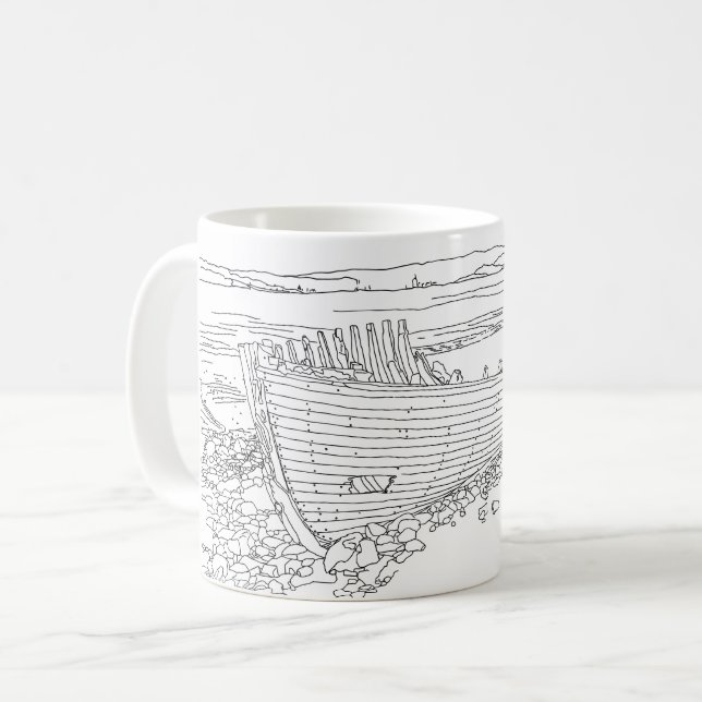Farr Bay Shipwreck Scotland Coffee Mug (Front Left)